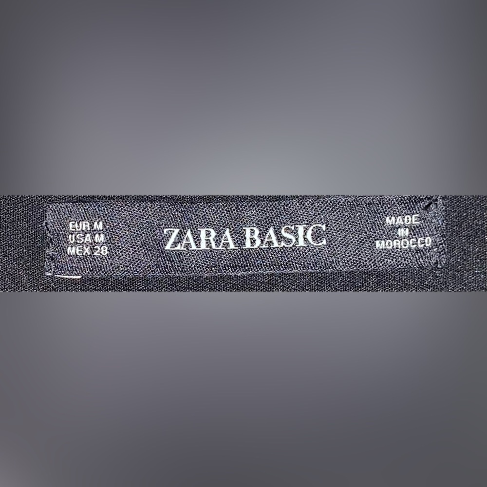 Zara Basic Black Shorts Size Medium - image 3